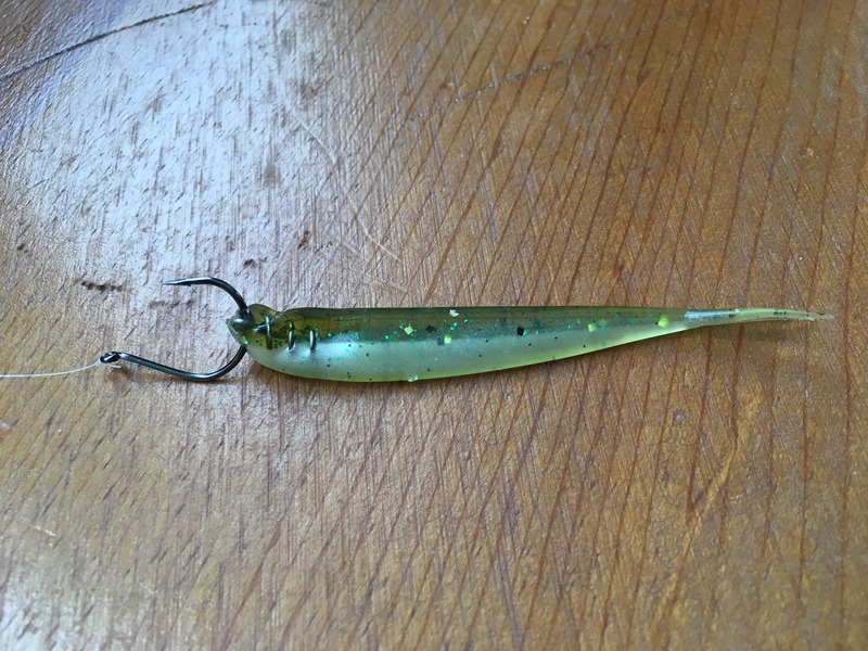 Ultralight Fly Fishing • Nose hook technique for soft plastic flukes